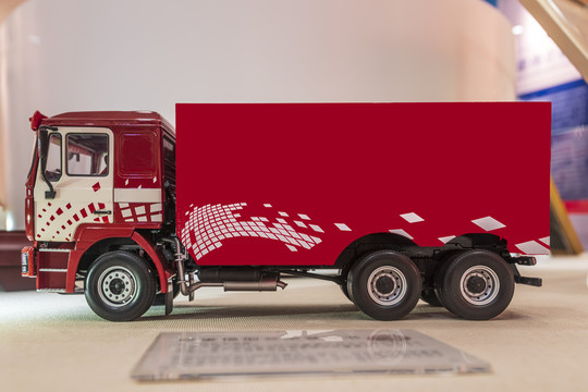 箱式重卡卡车模型