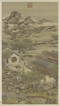 陳枚十二月月令圖