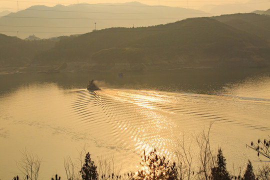 湖北十堰太极湖美景