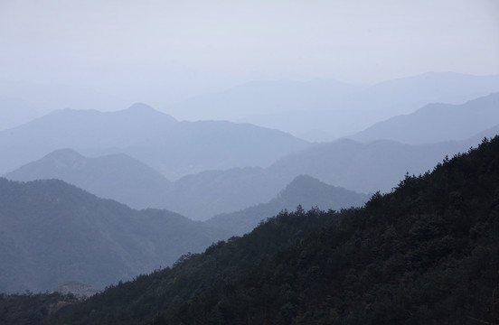 宁波余姚四明山清湖港湾美景