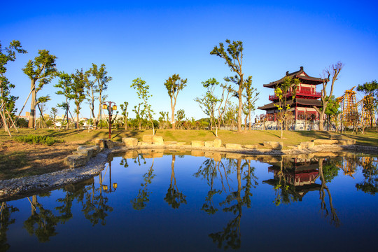 宁波北仑工业基地风光