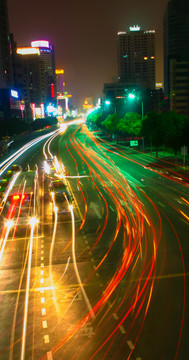 宁波市区交通道路风光