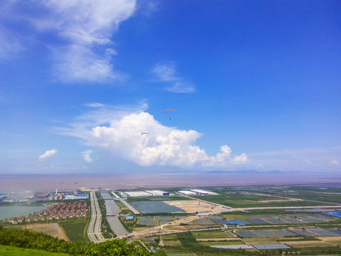 宁波慈溪伏龙山美景