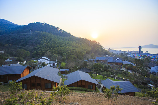 宁波慈溪达蓬山风景区美景