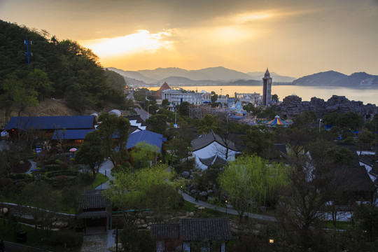 宁波慈溪达蓬山风景区美景