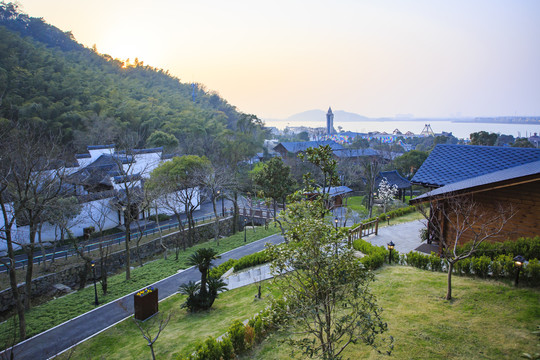 宁波慈溪达蓬山风景区美景