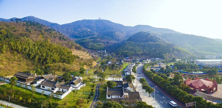 宁波慈溪达蓬山风景区美景