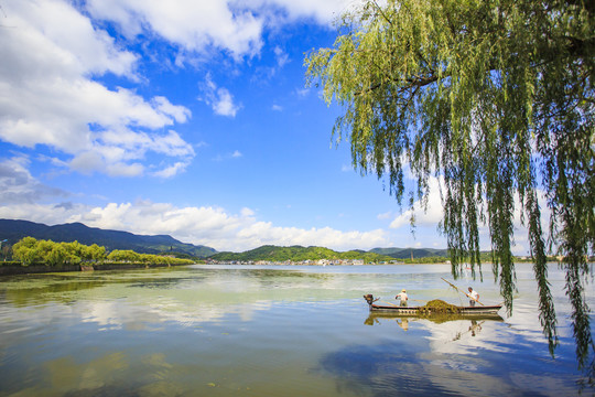 宁波慈溪杜湖美景