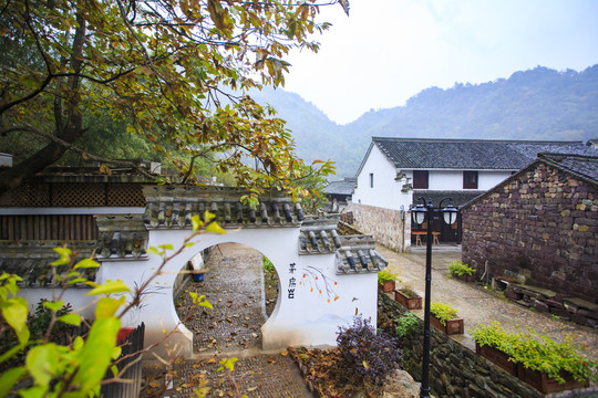 宁波海曙李家坑古村美景