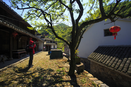 宁波海曙李家坑古村美景