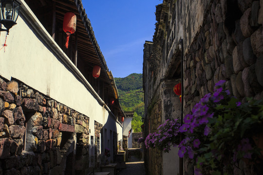 宁波海曙李家坑古村美景