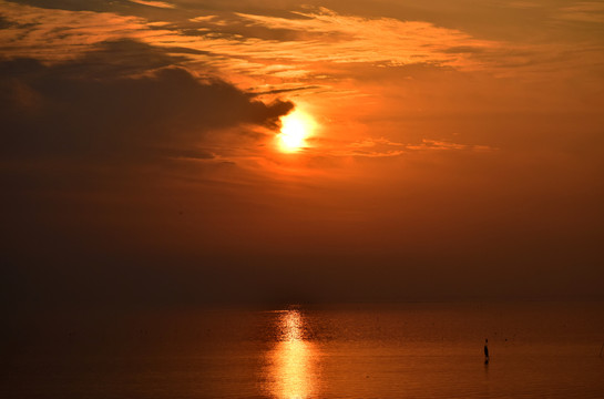 太湖晚霞