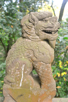 中国古代神话神兽石刻麒麟