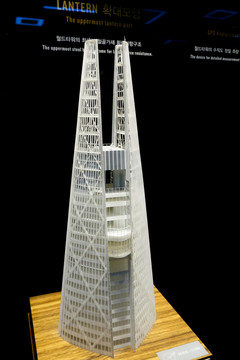 韩国乐天世界展出的大厦模型