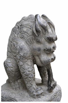 中国上古神兽负屃石刻