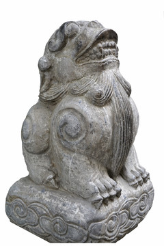 中国上古神兽石雕睚眦
