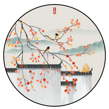 夢(mèng)里徽州禪意山水畫