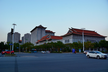 厦门城市建筑夜景