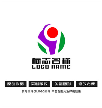 人標志環(huán)保logo