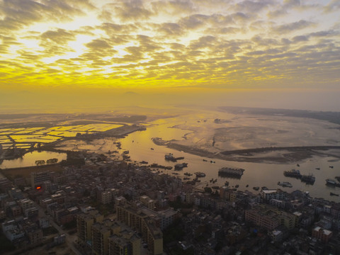 海港日出