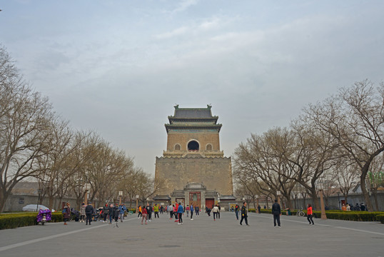 北京钟鼓楼活动广场