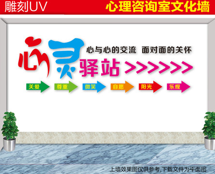 心理健康文化墻