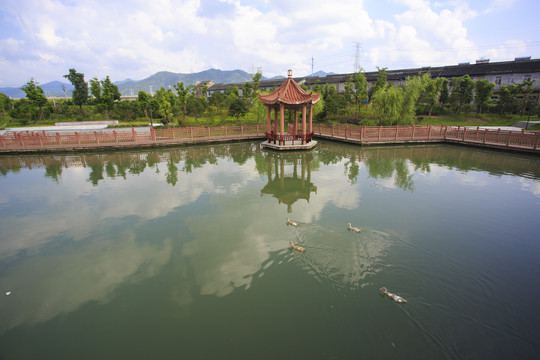 三胜河风景