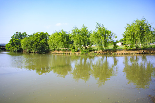 宁波鄞州涵玉村风光