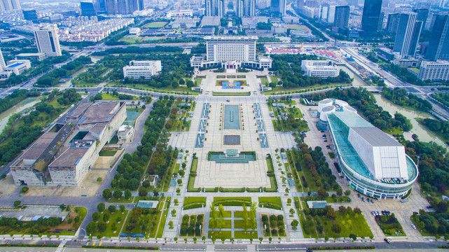 宁波鄞州区政府大楼外景