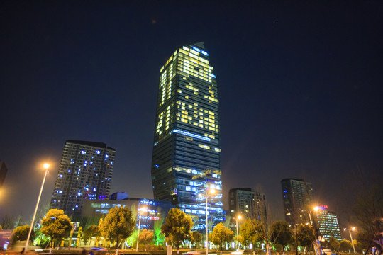 宁波鄞州酒店夜景