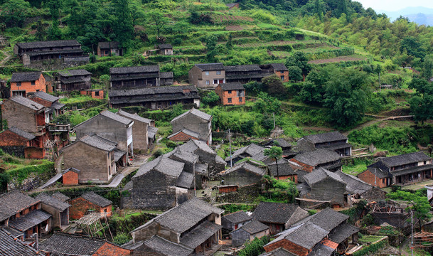 宁波鄞州横溪镇金山古村美景