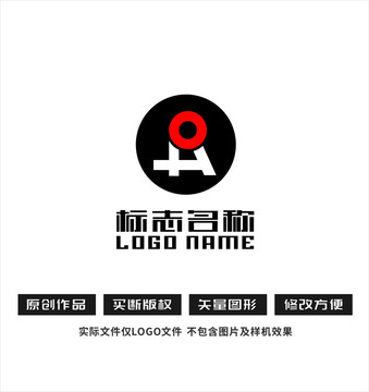 HR字母OH標志