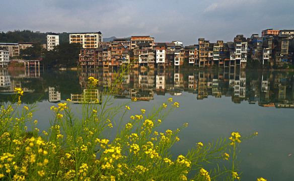 三江县城风景