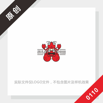 黑标系列虾蟹logo