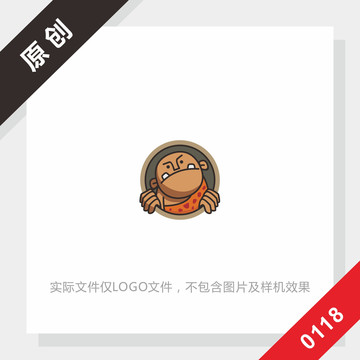 黑標系列原始人logo