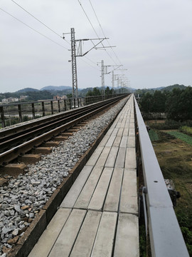 广西钦州市小董镇火车铁路