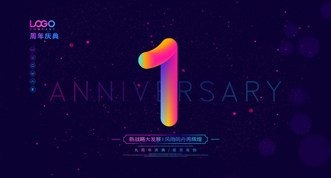 1周年