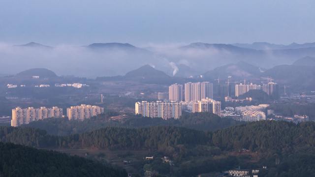 阆中城市风光