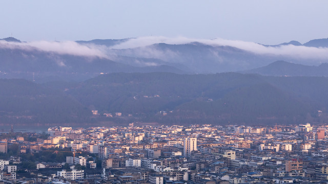 阆中城市风光