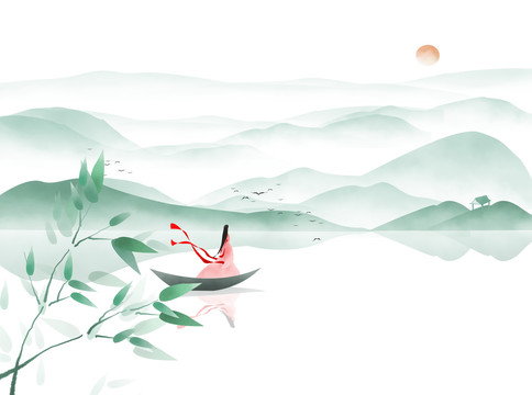 古風山水畫