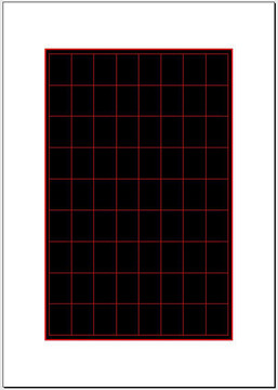 硬笔书法竖向书写格子