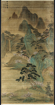 張宏 綏山桃實圖