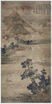 宋旭 清吟消夏圖