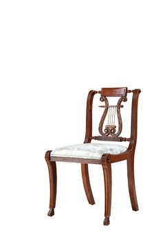 美式实木休闲椅餐椅家具
