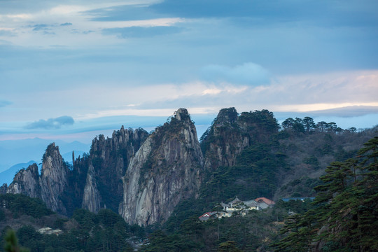 黄山山顶