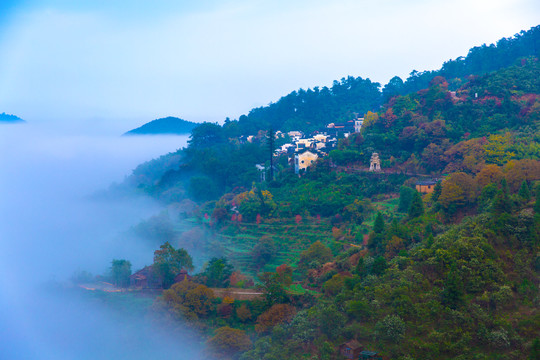 篁岭古村全景