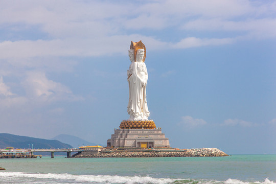 海南三亞南山文化園南海觀音圣像