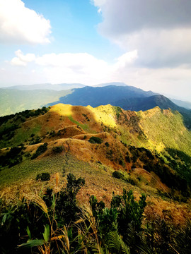 高山秋色