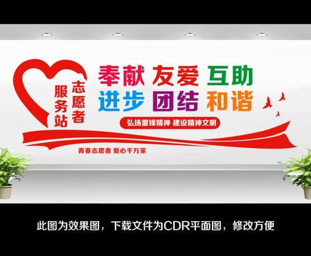 志愿者文化墻