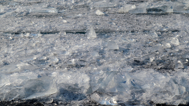 湖面冰块